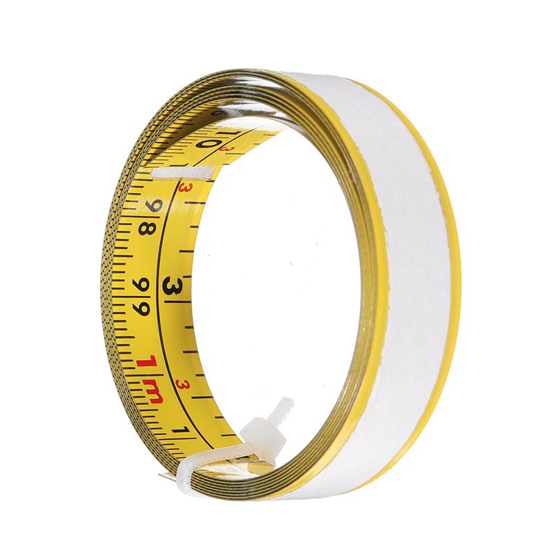 Metric and Inch Self Adhesive Measuring Tape Steel Miter Track Measure Tape Miter Saw Scale For T-track Router Table Band Saw