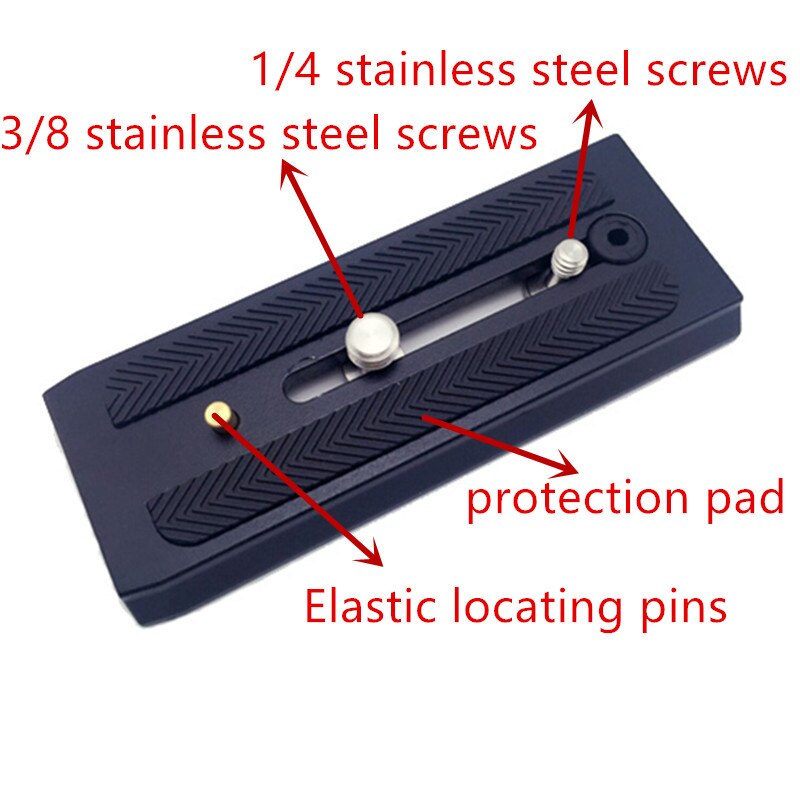 Sliding 501PL Plus Rapid Connect Base Quick Release Plate Voor Manfrotto 501 503 701HDV MH055M0-Q5 1/4 3/8 Schroef P200