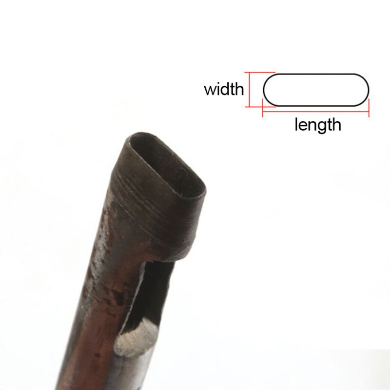 1Pcs Oval Shape Leather Craft Hole Punch Set Punch Belt Watch Band for Leather Working Oblong Shape Punch