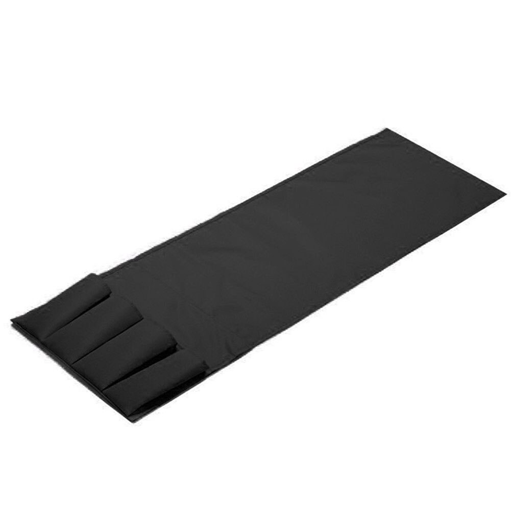 Home Sofa Arm Rest TV Remote Control Organizer Holder 4 Pockets Chair Couch Magazine Storage Bag 94 X 32cm: Black