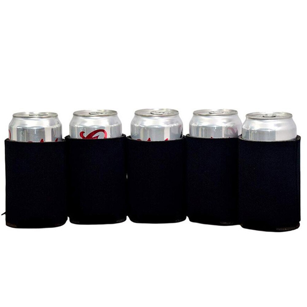 10 stk. termisk isoleret øl kan dække drikkevare drikkeflaske tin ærmeholder beskyttelseshylster, svedabsorption, isolering.