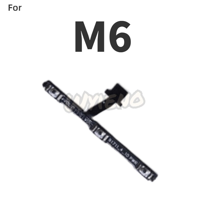 Novaphobat para Meizu M3 Note M681H M681Q/L681h encendido apagado volumen arriba abajo interruptor tecla flex cable reemplazo + seguimiento: for M6