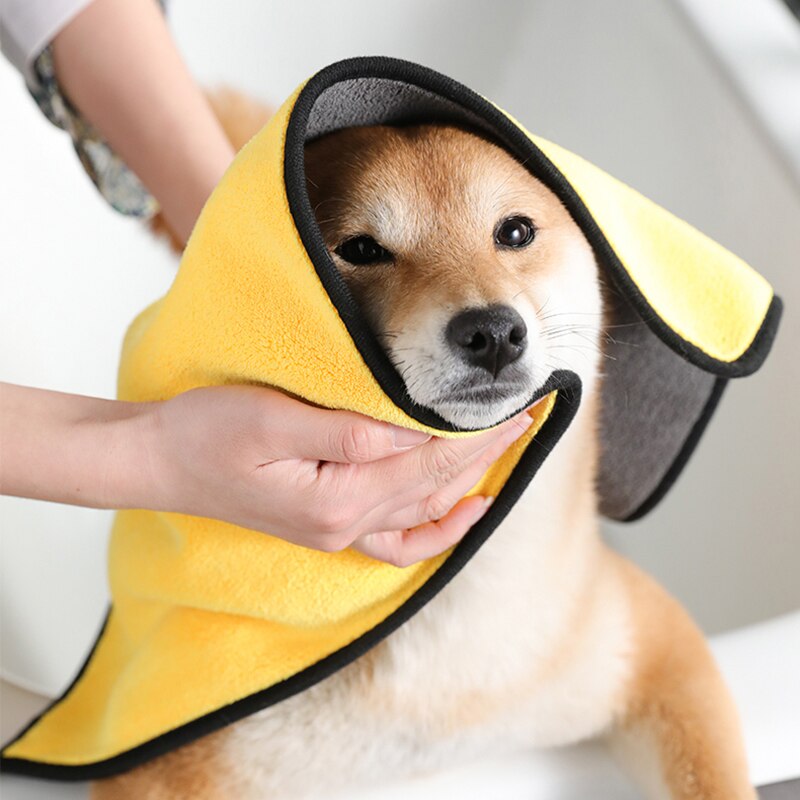 Pet Absorbent Towels for Cats Dogs and Cat Bath Towels Super Absorbent Quick-Drying Non-Sticky Hair Dryers