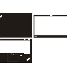 Laptop Carbon Fiber Vinyl Skin Sticker Cover For Lenovo ThinkPad T490S T495S T14S 14"