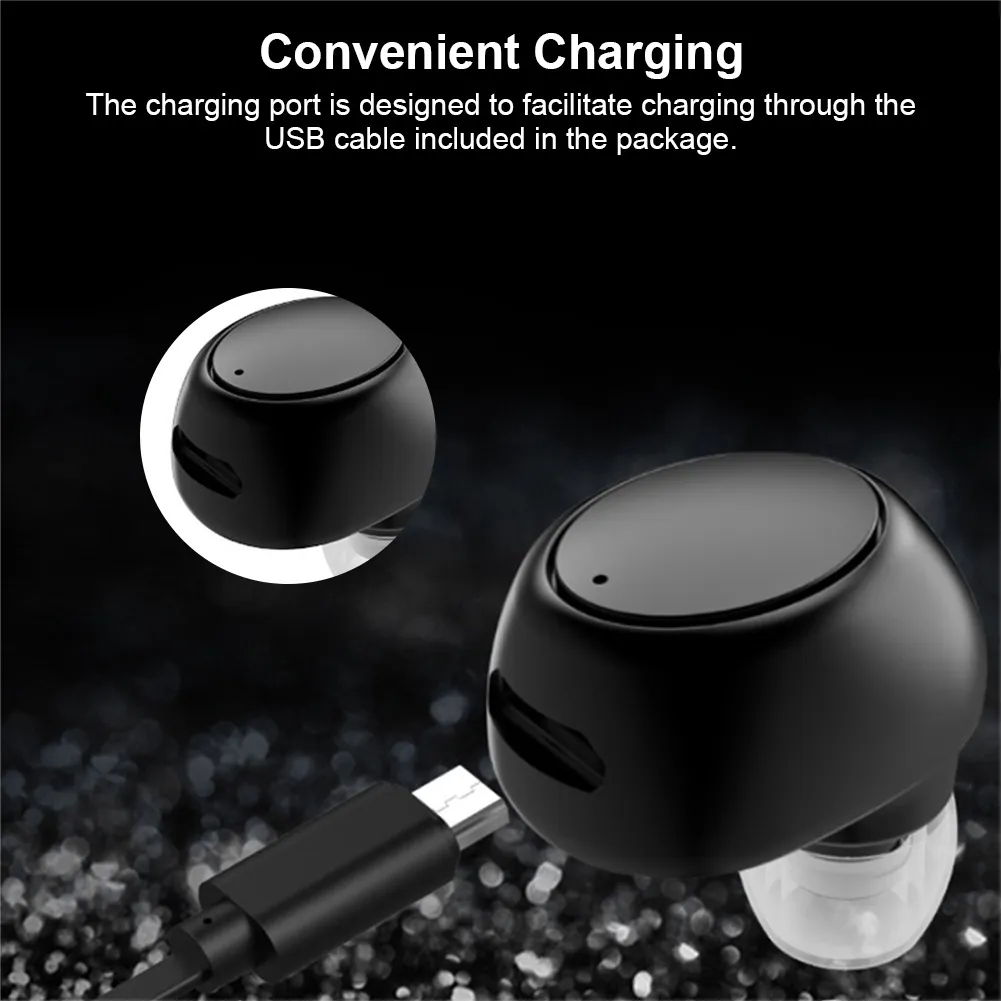 X6 Single-Side Headset Mini Bluetooth Sports Invisible Headset Car Single-Ear In-Ear 5.0 Small Headset
