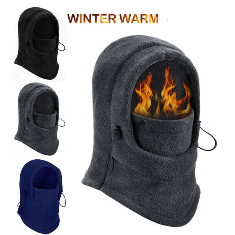 Winter Ski Maske Halstuch Sturmhaube Motorrad Mütze Schlauchschal Halswärmer DE