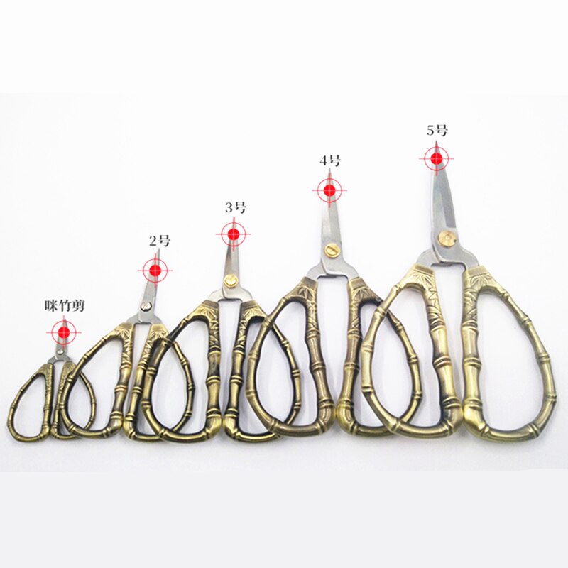 VOILEY, 1 Uds., tijeras de sastre de bambú para Show de 3 tamaños, tijeras de costura para costura, tijeras de peluquería, herramienta de podar, herramientas de mano, Q