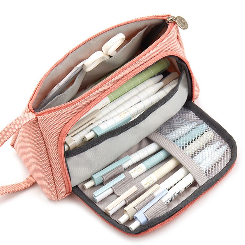 Big Kawaii Pencil Case Large Capacity Pencilcase School Supplies Stationery: PK