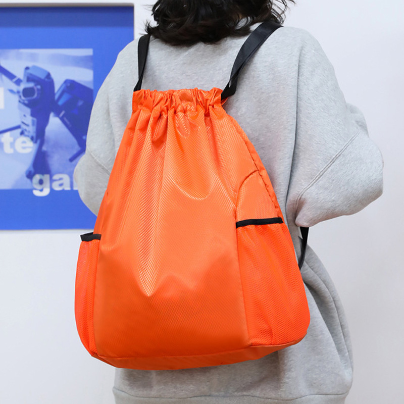 Trekkoord Zak Rugzak Mannen En Wome Eenvoudige Rugzak Grote Capaciteit Trekkoord Fitness Sporttas X402A