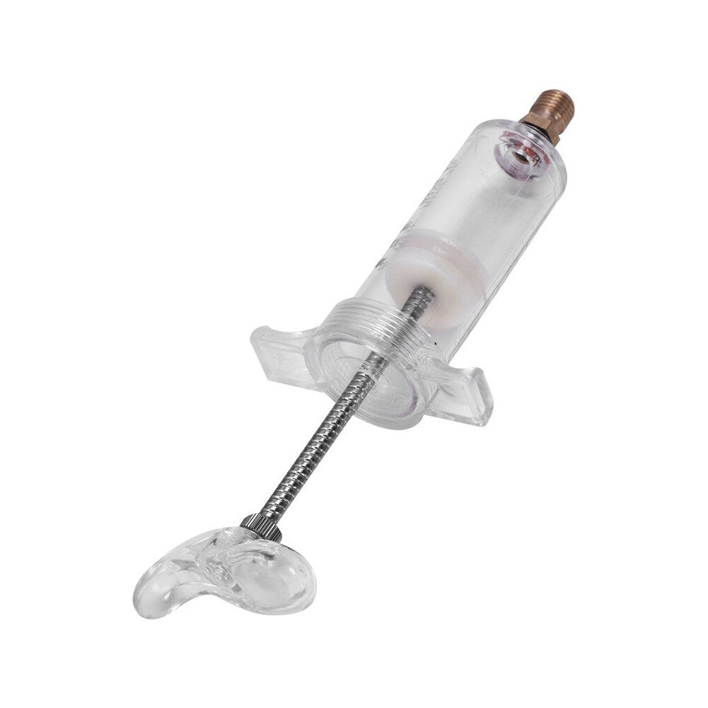 A/C Oil And Dye Injector Car With R-134a Snap Quick Coupler 1/4&quot; 1OZ Hand Turn Screw-in Coolant Filling Tube Injection Tool