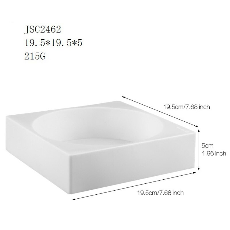 17 siliconen moussevormen, meerdere vormen witte cake, 3d vormen, hartvormige franse dessertbakvormen, taartdecoratiegereedschap: Jsc 2462