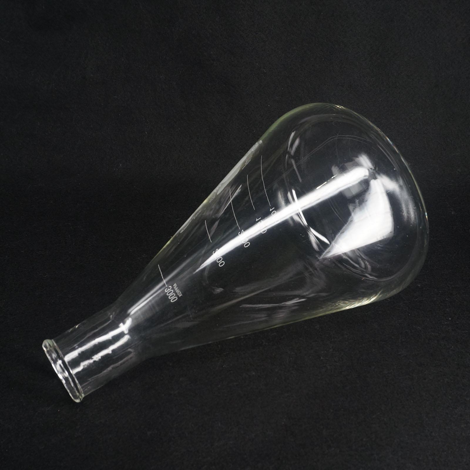 3000ml G3.3 Borosilicate Glass Conical Flask laboratory Erlenmeyer Flask