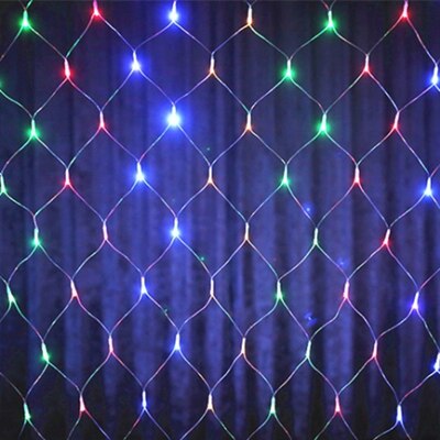 220V Led Net Mesh Fairy String Licht 1.5X1.5M 3X2M 6X4M garland Gordijn Kerst Fairy Light Wedding Party Licht: Changeable / 4MX6M