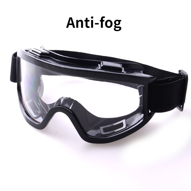 Safety Anti-Fog splash Goggle Dust-Proof Wind-Proof Labor Work Lab Eyewear Eye Protection Protective Research Glasses Clear Lens
