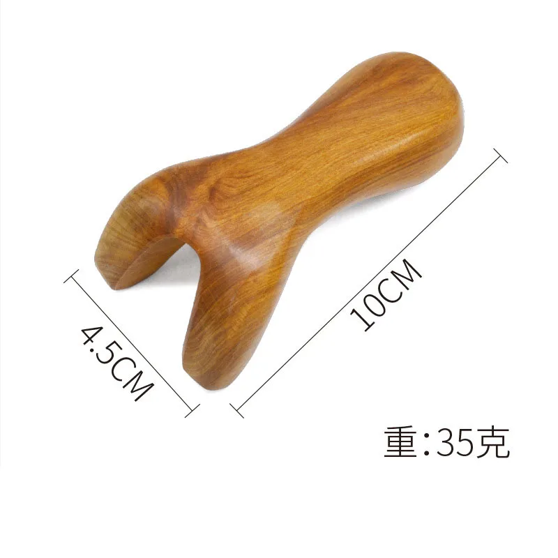 Wood Trigger Point Massage Gua Sha Tools Lymphatic Drainage Tools,Wood Therapy Massage Tools for Back Leg Hand Face: Brown