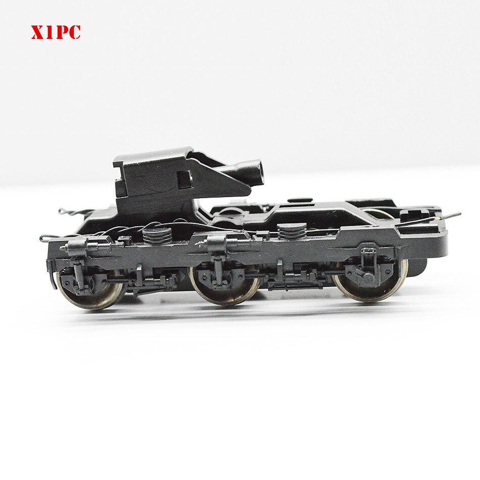 HO Scale 1:87 Undercarriage Bogie Model Railway Layout Accessories Electric Train Parts Chassis DIY Diorama Landscape For Hobby: 1pc black