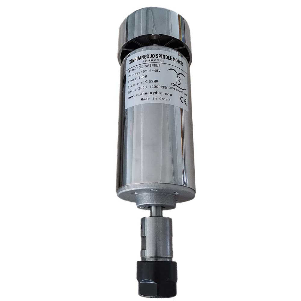 400W Air cooling spindle motor 0.4KW cnc spindle motor DIY dc 12-48 cnc 0.4KW spindle motor for PCB milling machine ER11-3.175