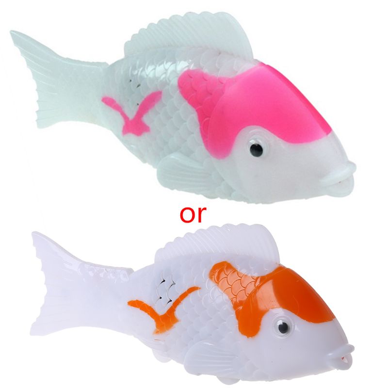 Mini Elektrische Bionic Schaukel Fisch Spielzeug Tiefsee Elektronische Fische Glowing Spielzeug Baby Kinder Bade für Jungen Mädchen 72XC