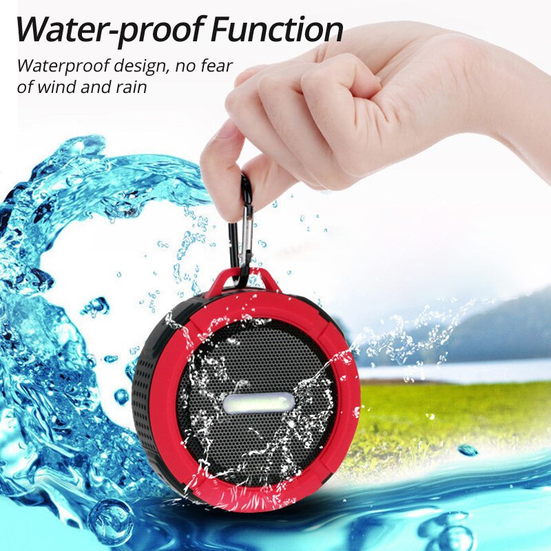 Draagbare Draadloze Bluetooth Speaker Waterdichte Outdoor Douche Badkamer Klankkast Handsfree Luidspreker Soundbar Voor Telefoon Pc