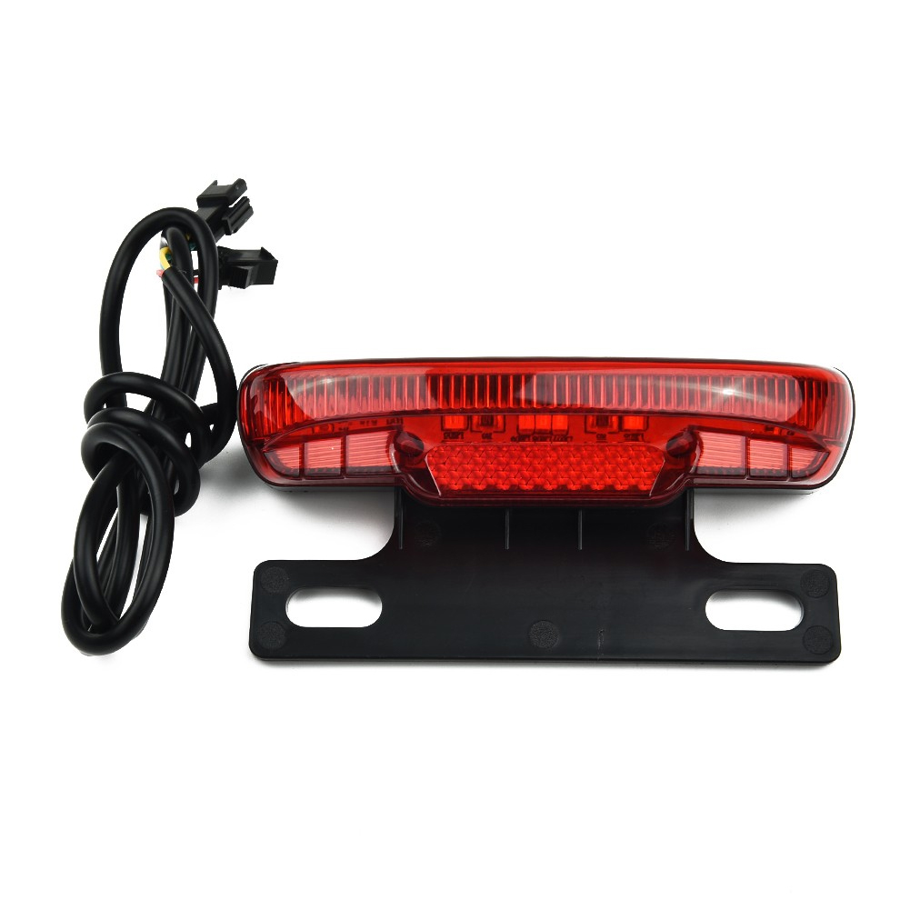 Elektrische Fiets Achterlicht Nacht 36-60V Fietsen LED Veiligheidswaarschuwingslamp Ebike Achterlicht Elektrische Fiets accessoires biciclet