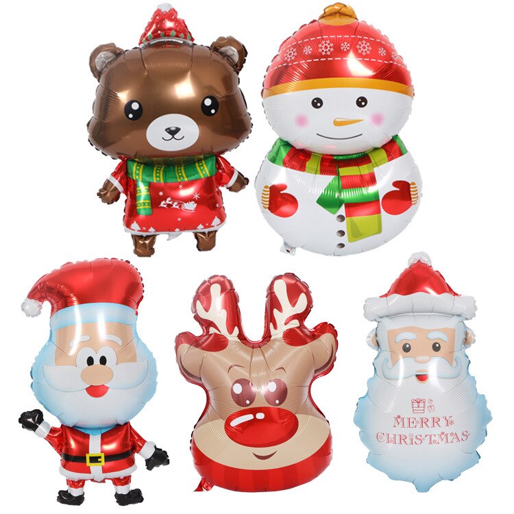 Cartoon Ballon Kinderen Speelgoed Drijvende Lucht Bal Elk Bear Kerst Ballon Winkelcentrum Hotel Party Decoratie Ballon