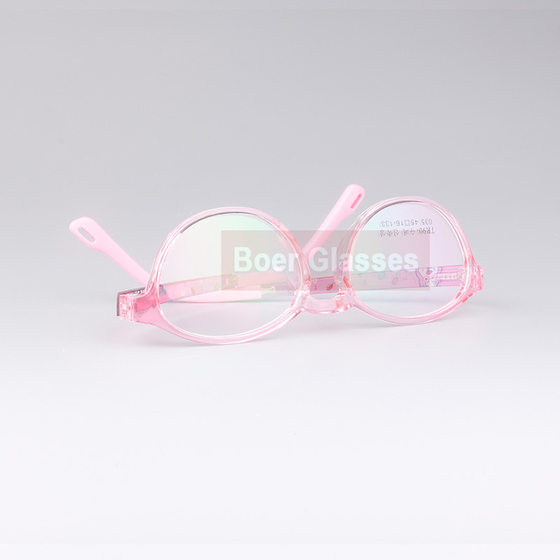 Montura de gafas para niños RX, gafas para niños y niñas, montura completa segura y cómoda, gafas graduadas 035