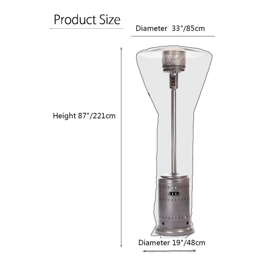 Waterdichte Heavy Duty Gas Piramide Terrasverwarming Cover Tuinmeubelen Protector Waterdicht Cover Tuinmeubelen Outdoor