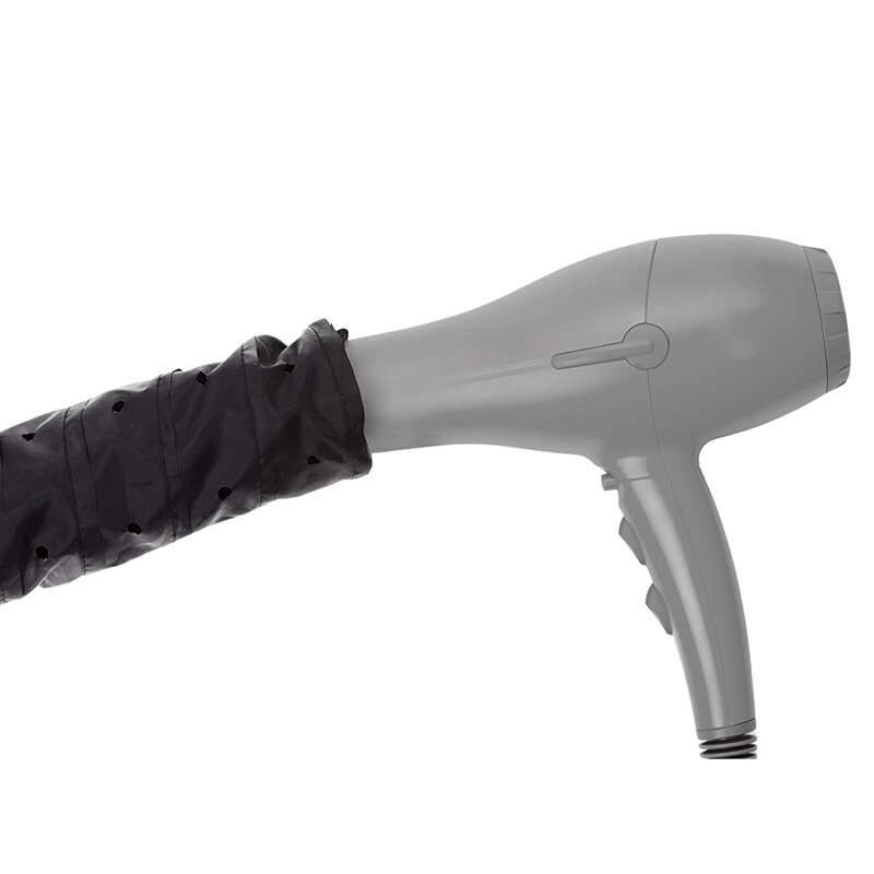 Hood Hair Dryer Attachment- Soft, Adjustable Extra Large Hooded Bonnet for Hand Held Hair Dryer with Stretchable Grip and Extend
