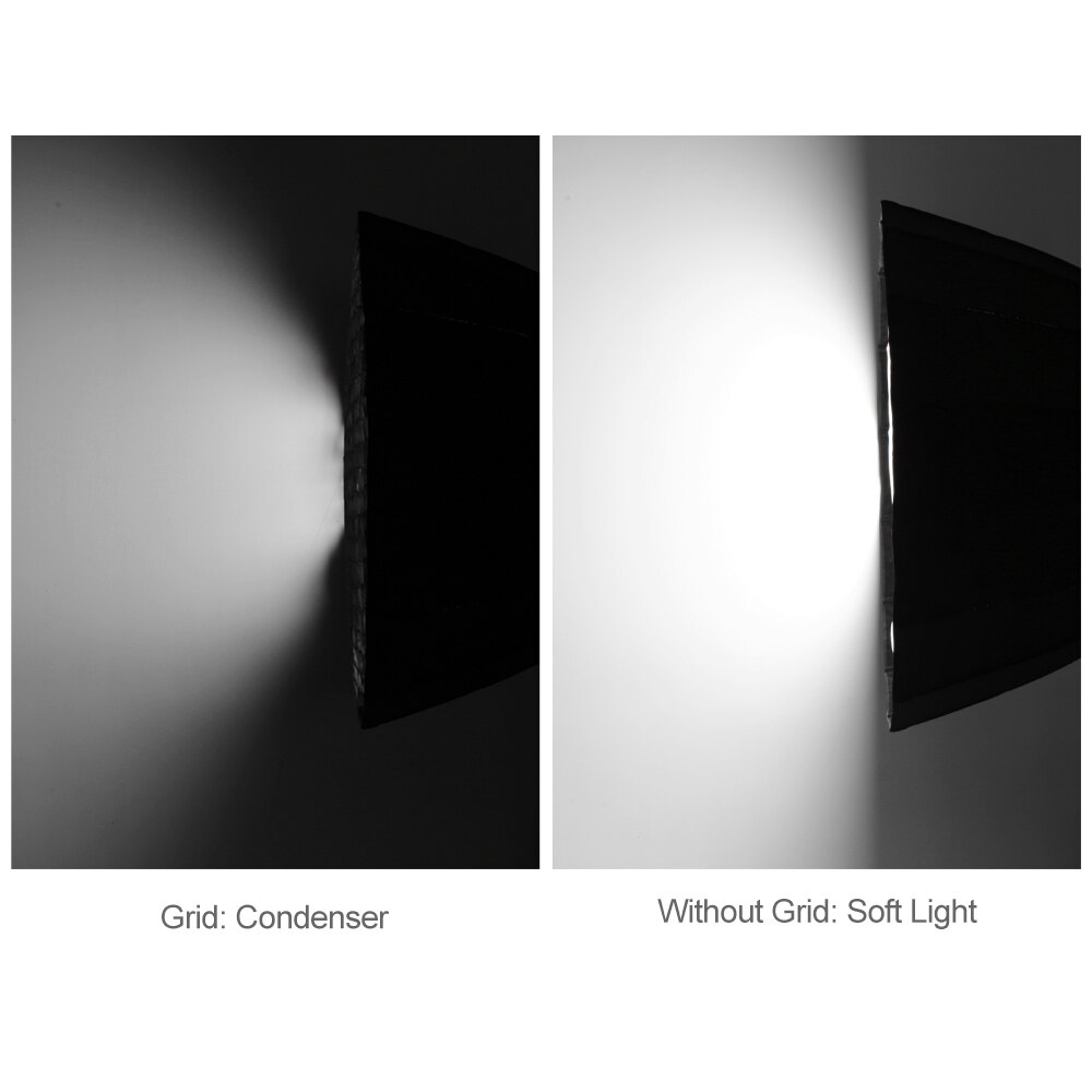 Godox  p90l p90h 90cm honeycomb grid bærbare 16 stænger dyb parabolsk softbox honeycomb grid