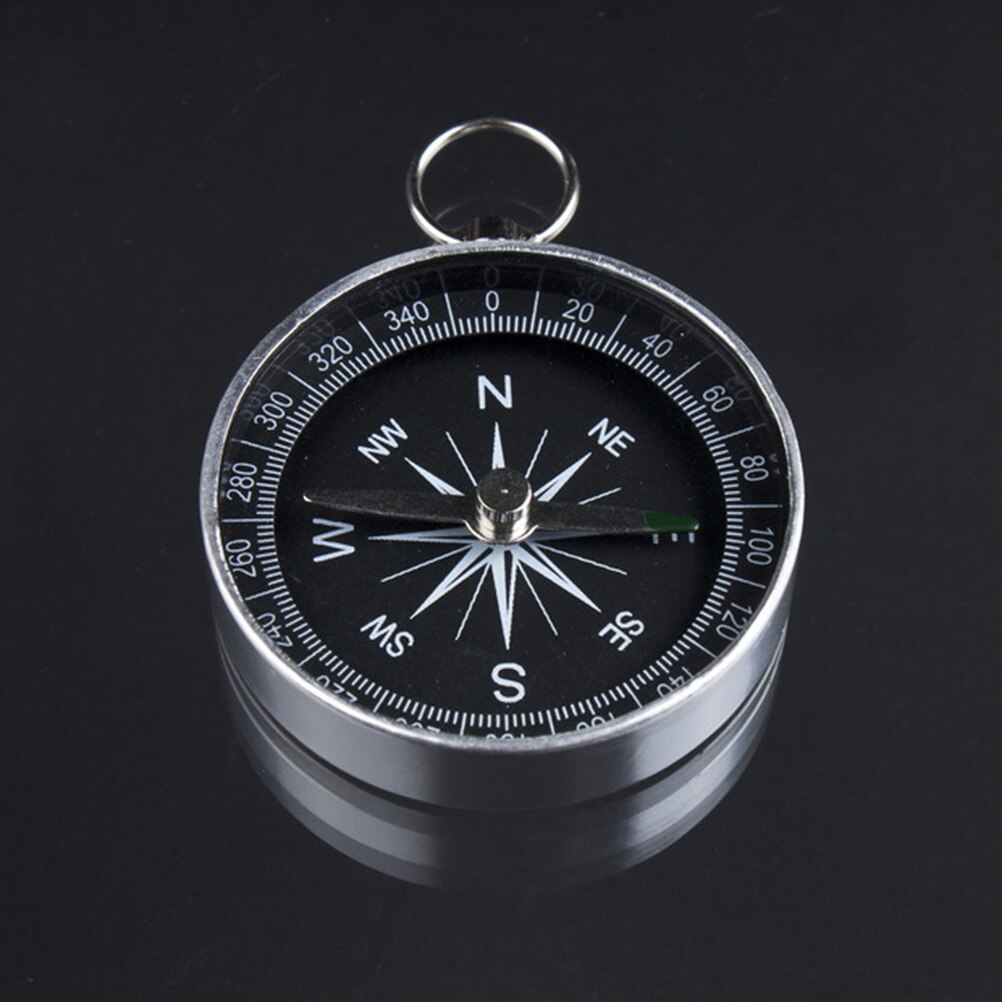 1Pcs Mini Camping Hiking Compasses Lightweight Navigation Aluminum Wild Outdoor Travel Compasses Useful Survival Tools