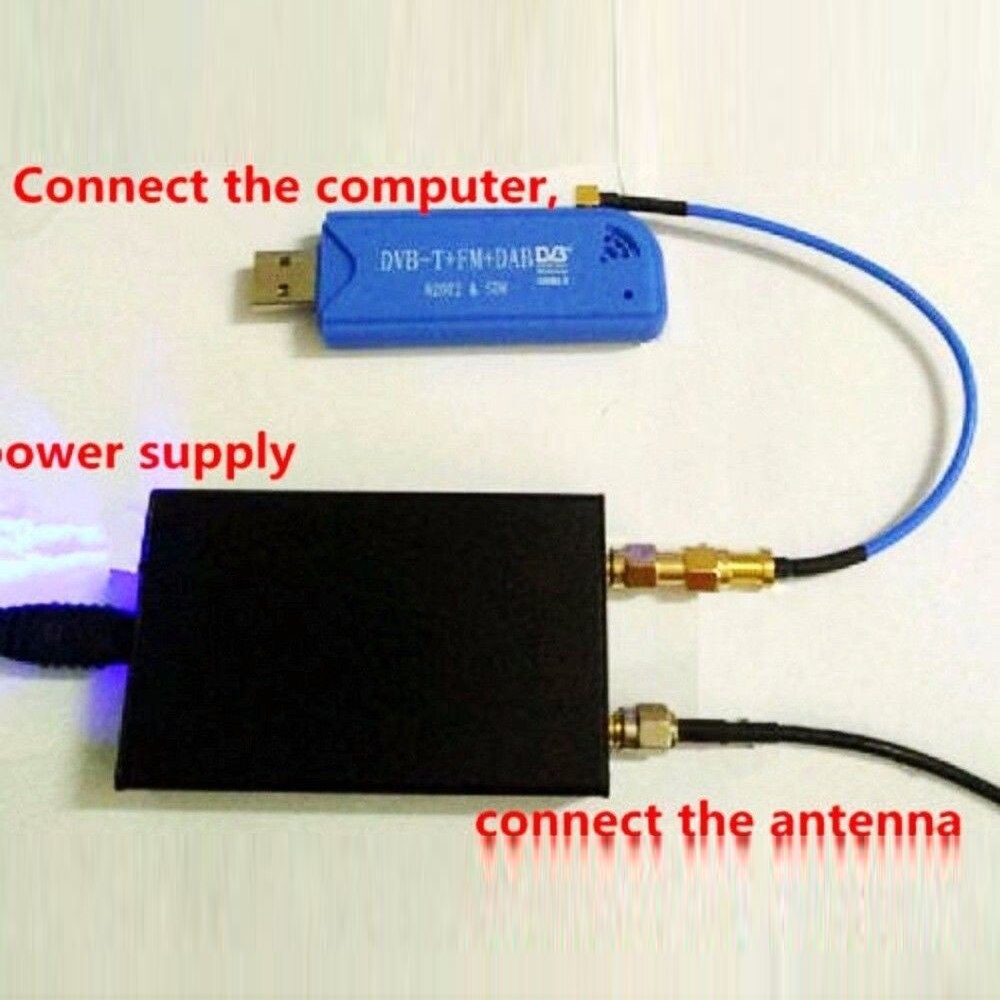 150K-30MHZ HF Upconverter Für RTL2383U SDR Empfänger mit Aluminium fallen