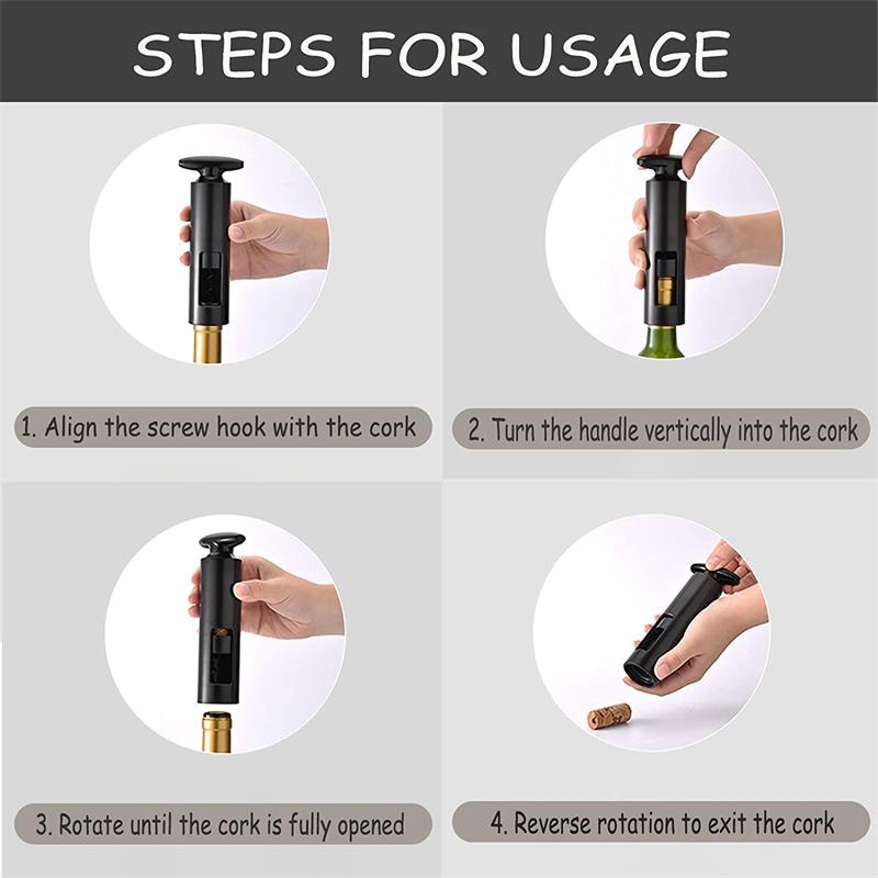 Wine Bottle Openers Corkscrew Puller Red Wine Corkscrew Wine Open Multifunction Portable Screw Bottle Opener Waiter