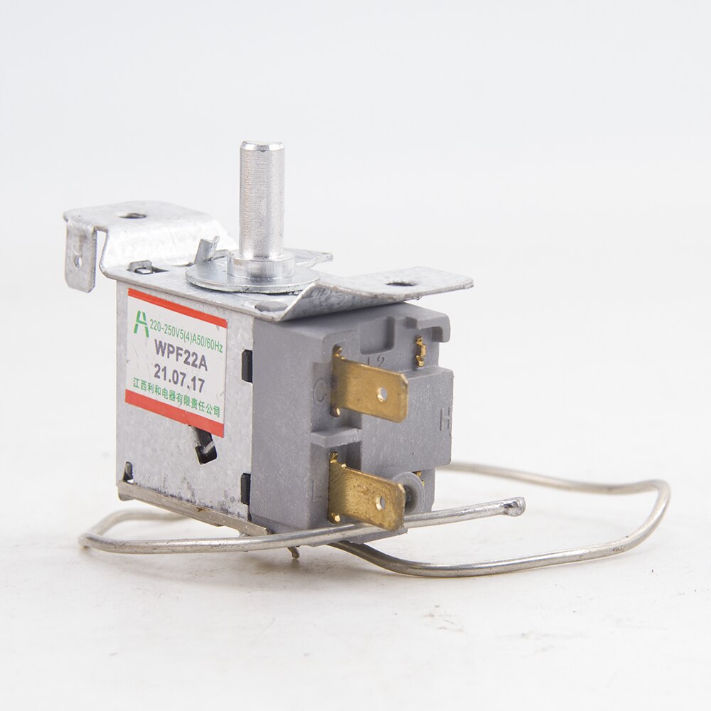2 pins universal refrigerator thermostat 2 feet mechanical temperature control switch freezer fridge replacement parts WPF22A