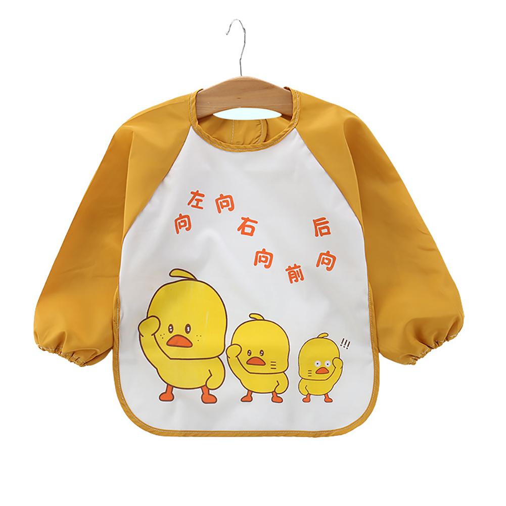 Kuulee Crianças Verão Dos Desenhos Animados Vestidos de Padrões Bebê Comer Bib Bib Impermeável