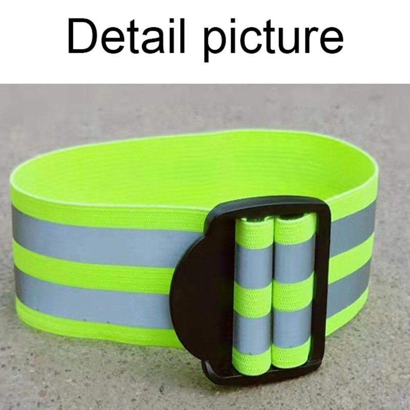 Elastic Reflective Armbands Arm Warning Running Night Cycling Luminous Wristband Sports Safety Belt Wrist Ankle Support Emergenc
