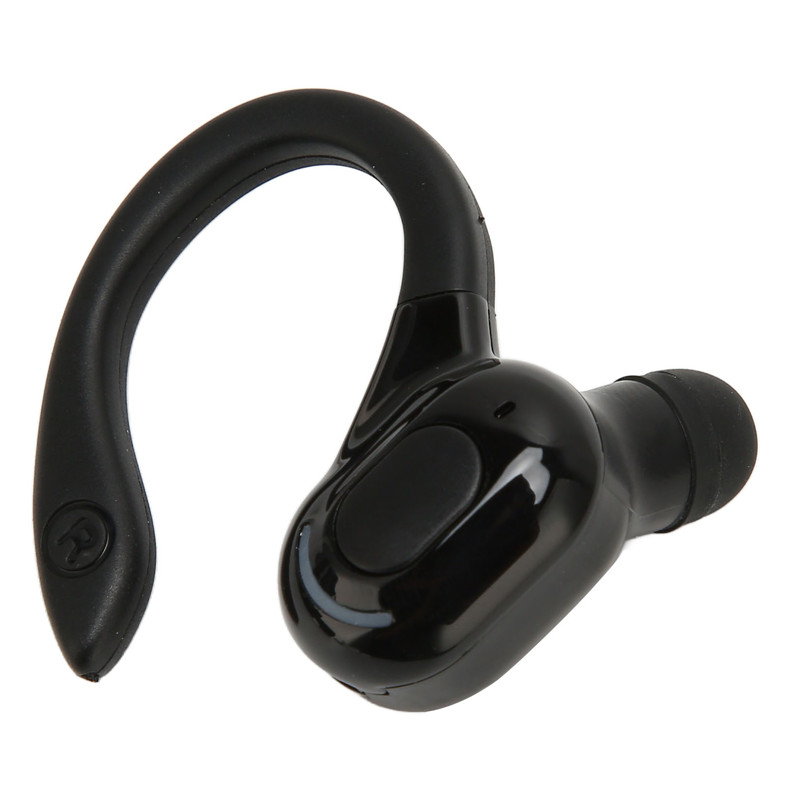 Single Ear Bluetooth Headset IPX4 Waterproof USB Charging Mono Wireless Earpiece 20H Playtime for Running Driving Gym Sport