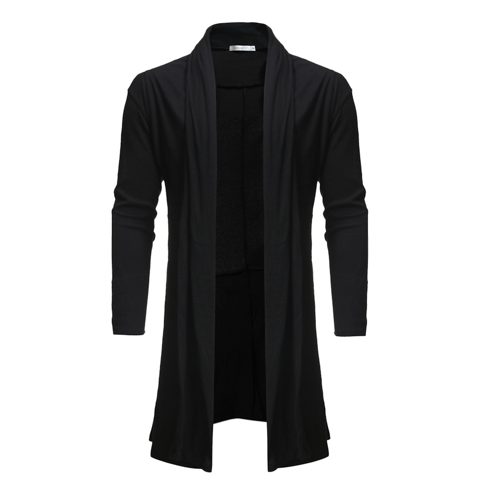 Mannen Katoen Vest Herfst Lente Warm Solid Ruime Reguliere Perfecte Lange Truien Gebreide Casual Jassen