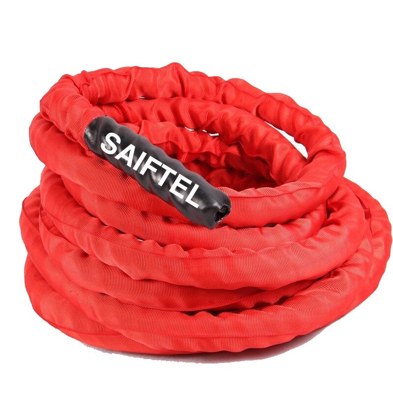 Cuerda de batalla pesada de 25MM x 9M, equipo de entrenamiento de cuerpo completo para Crossfit, gimnasio, Fitness, cuerdas de entrenamiento de Cardio al aire libre