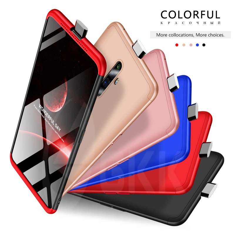 GKK Original Fall für OPPO Reno 2Z Fall 360 Volle Schutz Stoßfest Harte Matte Mit Glas Abdeckung Für OPPO Reno 2Z Fall Coque