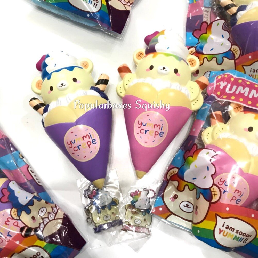 Creamiicandy yummiibear crepe squishy Slow Rising Toy