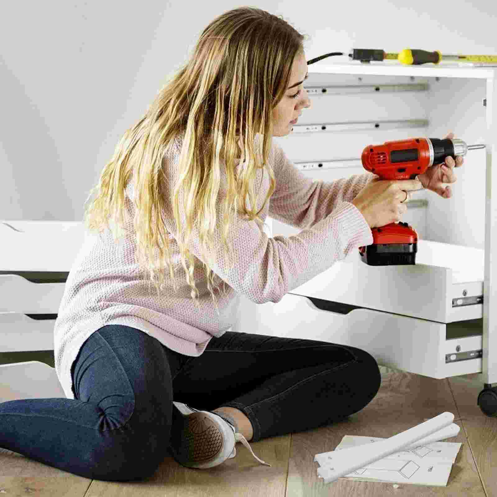 4 Sets Premium Drawer Guide Slides Simple Drawer Slides Drawer Guide Rails