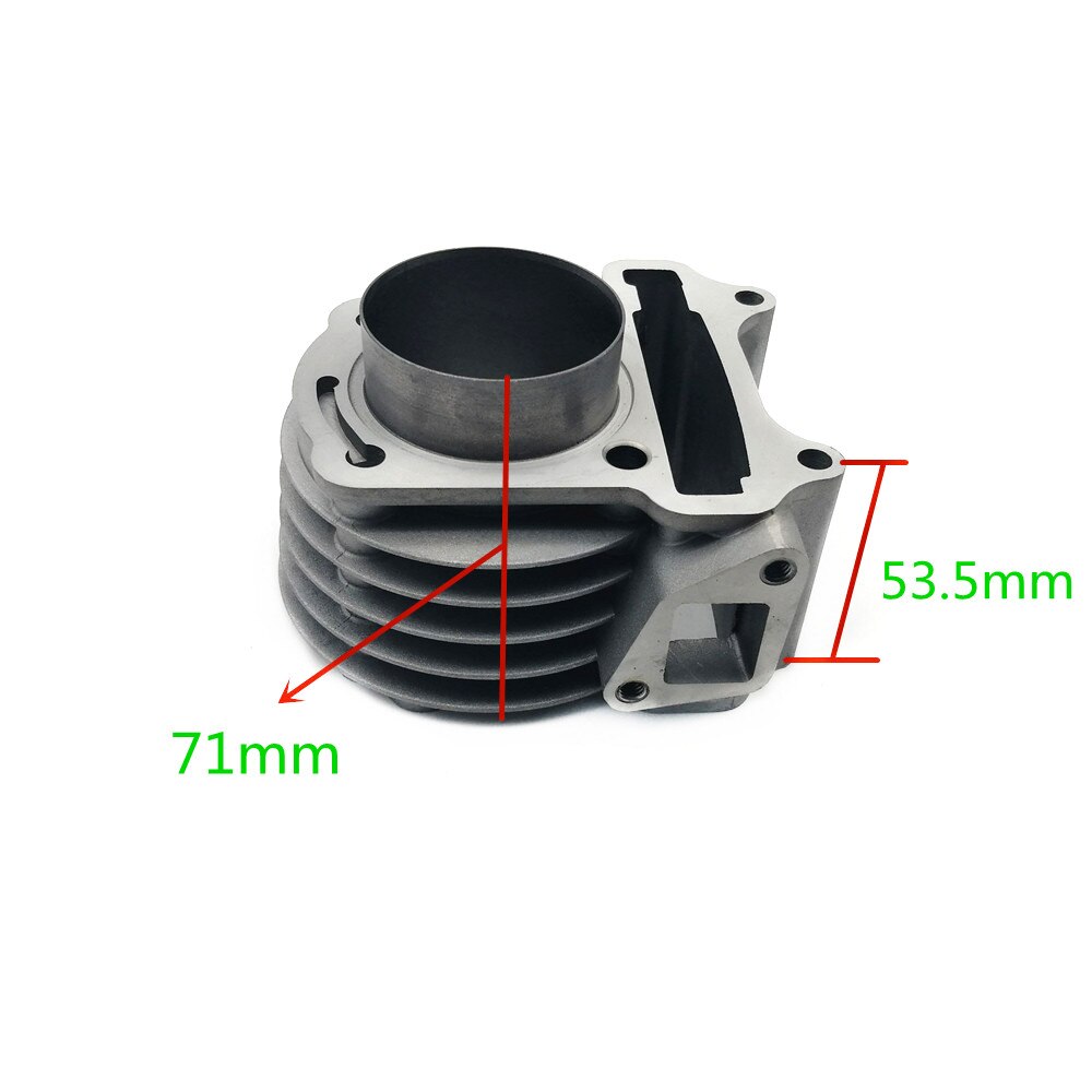 Gy6 sylinteri sarja 50mm iso reikä sylinterin männässä 4 aivohalvauksen skootterin mopo 139 qmb 147 qmd  gy6 50 60 80 cm3 to 100 cm3