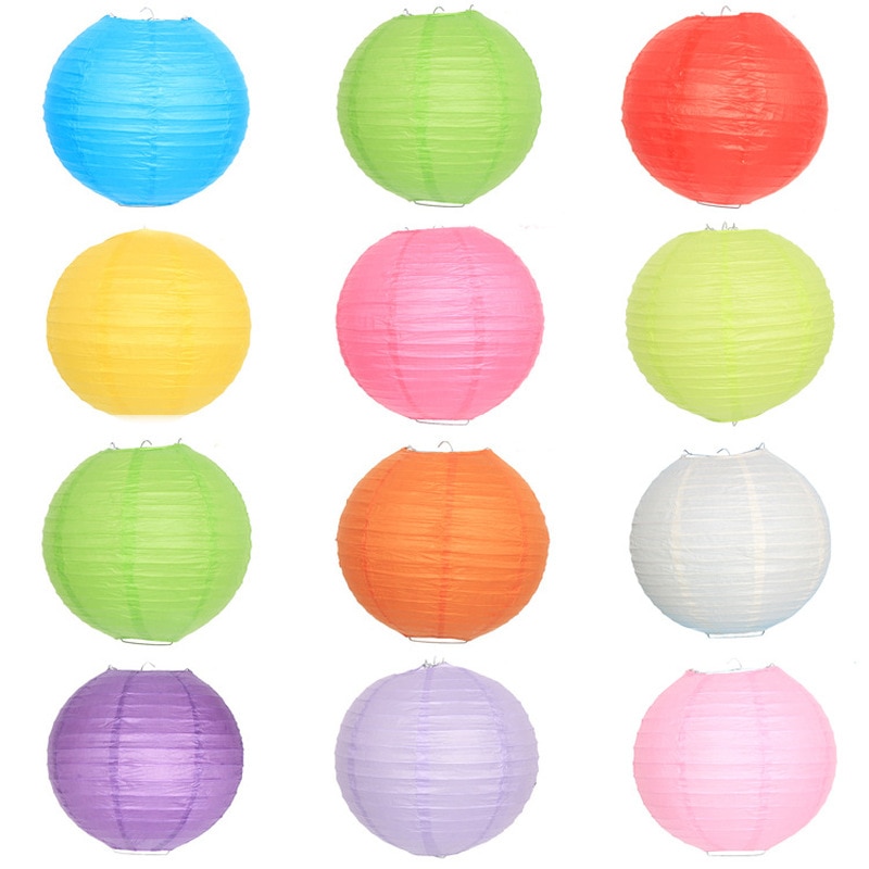 Glooglitter Burlap Paper Lanterns 8 Inch Boho Chinese Paper Lantern Decorative Hanging Lantern Indoor Lace Rustic Farmhouse Classroom Decor For
