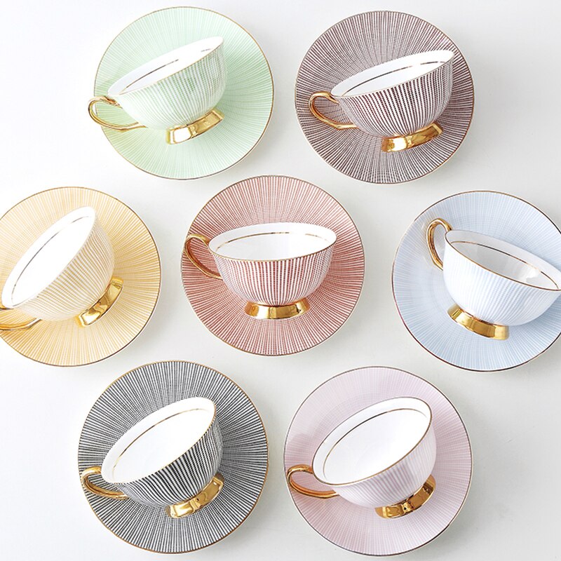 Tasse à café en céramique, soucoupe moderne Simple, tasses de thé de l'après-midi, tasse à thé en porcelaine, exquise, haut de gamme, décoration de maison,
