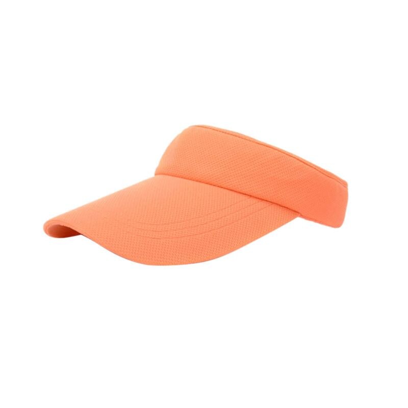 Farver golf tennis strandhat justerbar udendørs attraktiv damevisir sol almindelig hat sportshætte: Orange