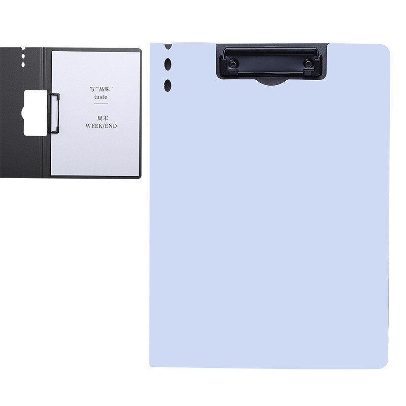 A4 Klembord Met Haak Plastic Clip Board Bestand Mappen Document Houders Tekening Schrijven Pad Kantoorbenodigdheden Student Briefpapier: 11