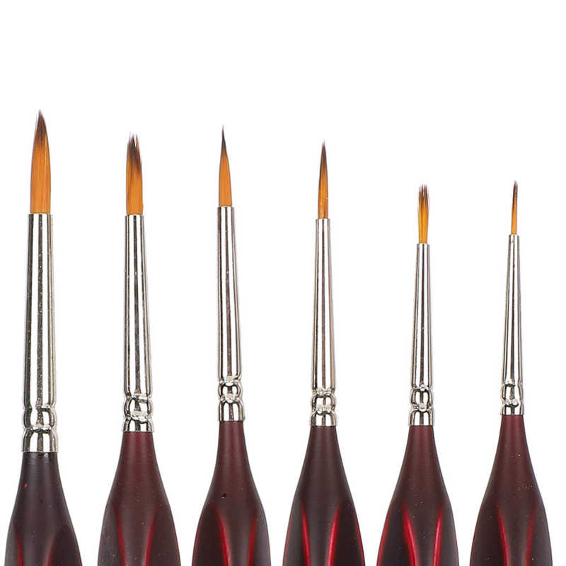 Hook Wire Paint Brush Nylon Brush Hair Gouache Watercolor Painting Pen Art Supplies