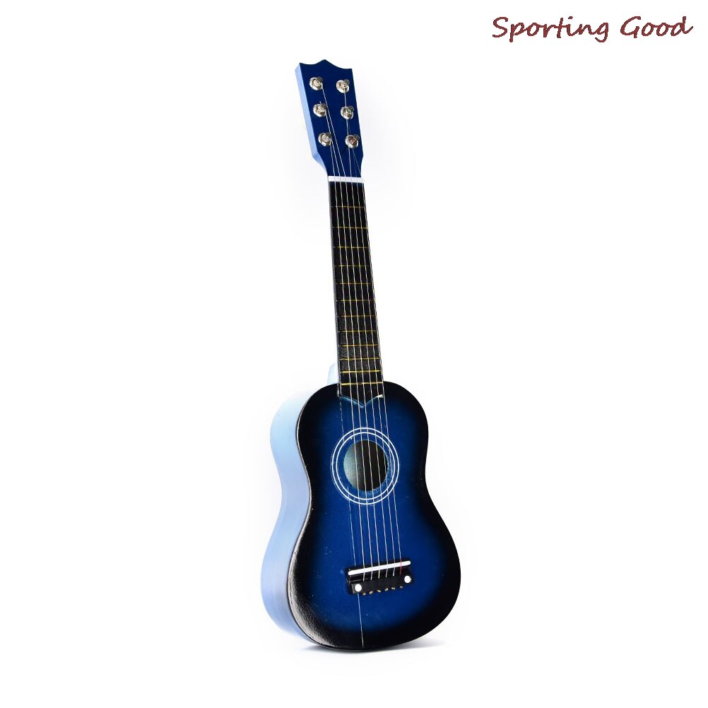 Ukulele 21 Inch Ukelele Sopraan 6 Snaren Hawaiian Sparren Basswood Gitaar Snaarinstrument: Blauw