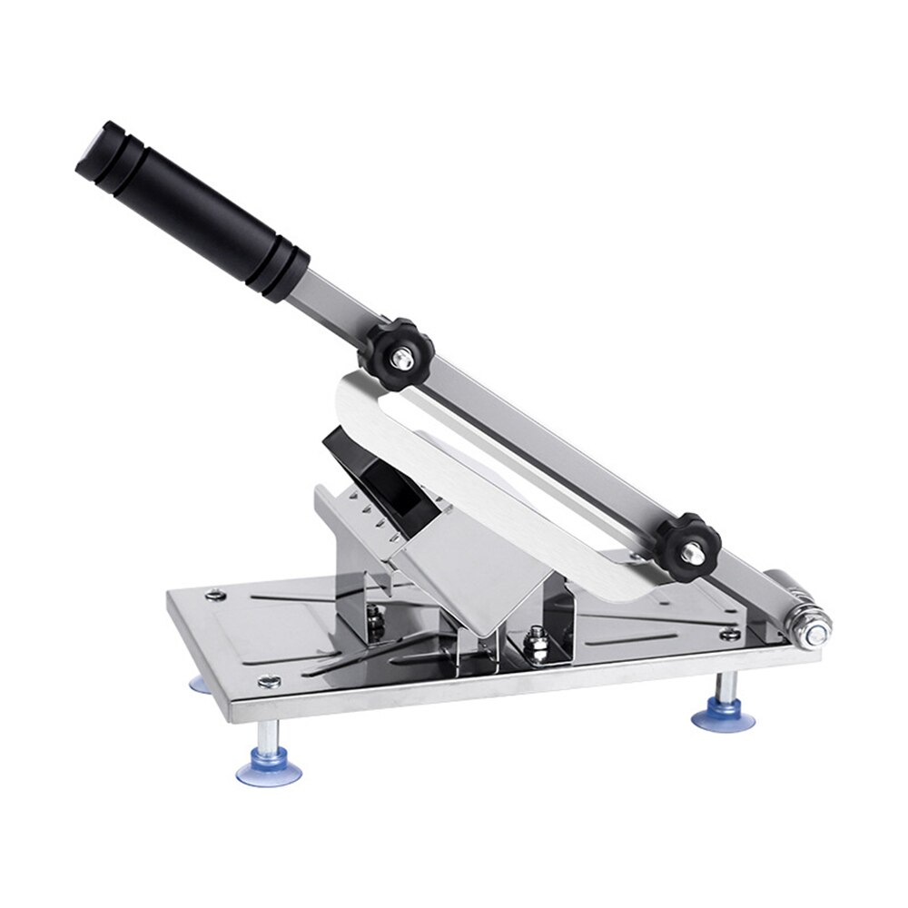 Kitchen Tool Meat Slicing Machine Multifunctional Stainless Steel Cutting Machine Manual Thickness Adjustable Food Slicer Gadget: Default Title