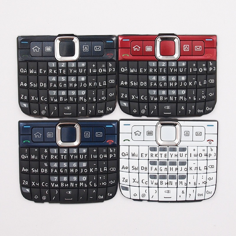 Baansam novo teclado russo para nokia e63 peças de reposição